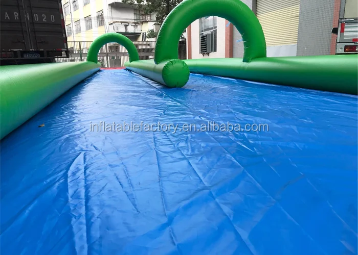 Hot sale long 1000ft water slide ,city water slide inflatable