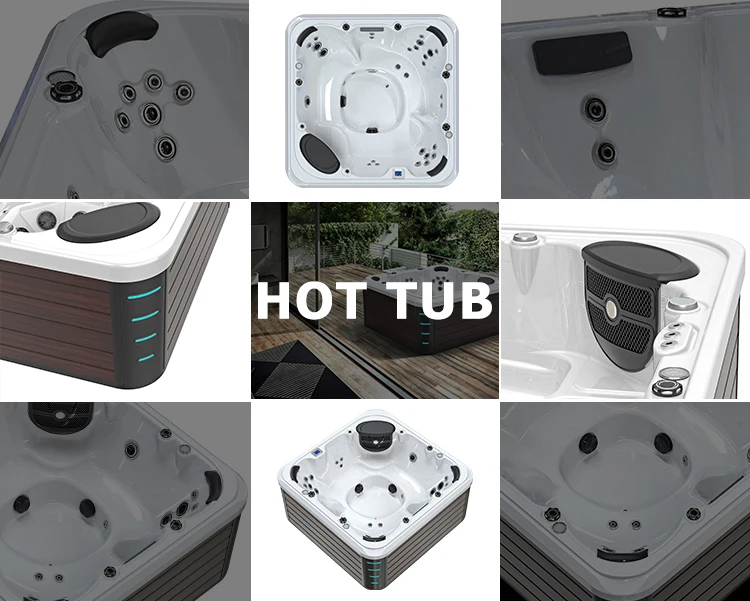 Lovia 2 Person Outdoor Spa Massage Hot Tub Lovia Ce New Outdoor Massage