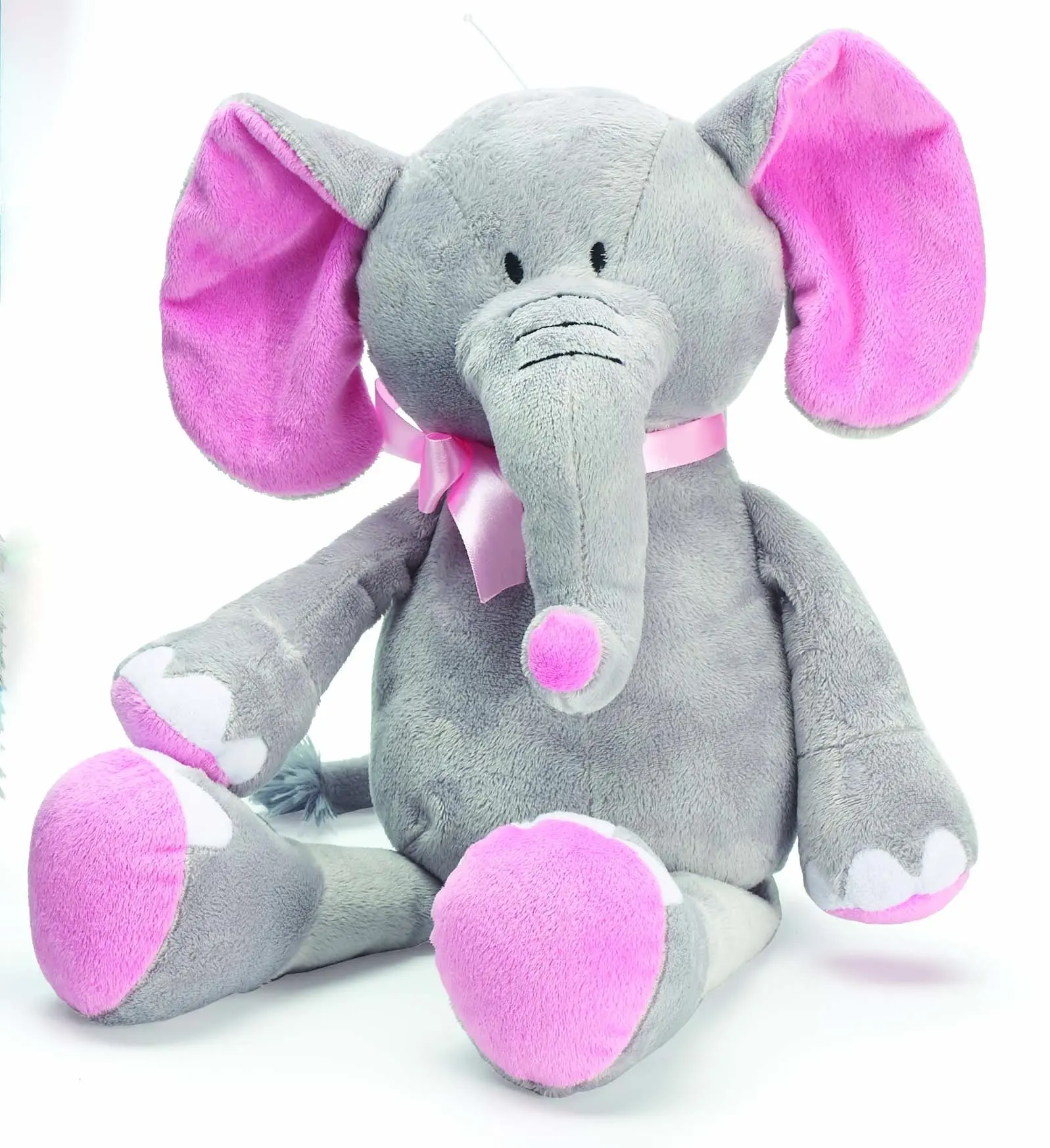 small blue elephant stuffed animal