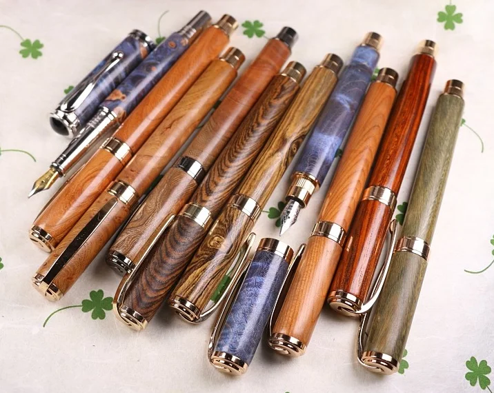 Selfassembly Brass Gold Fountain Pen Accessories Slimline Pen Kits Diy