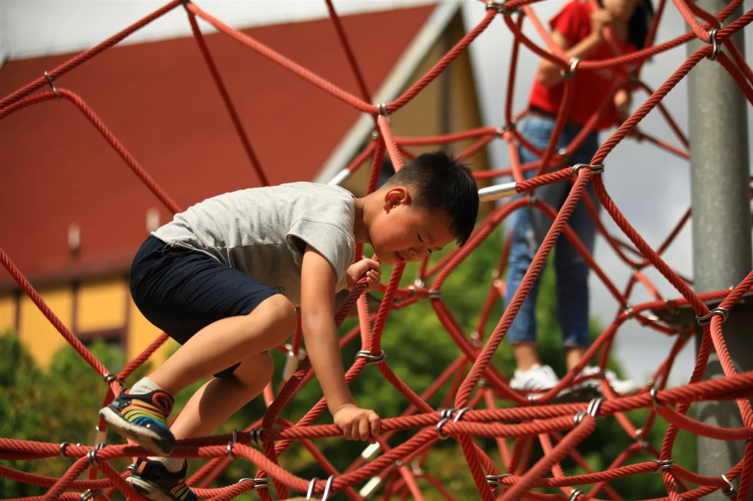 16毫米 6*8 复合绳游乐园攀登游乐场绳 - buy 儿童户外游乐场户外登山