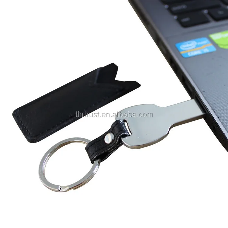 Custom free logo print /2.0 Metal Key USB flash drive 32GB - ANKUX.COM