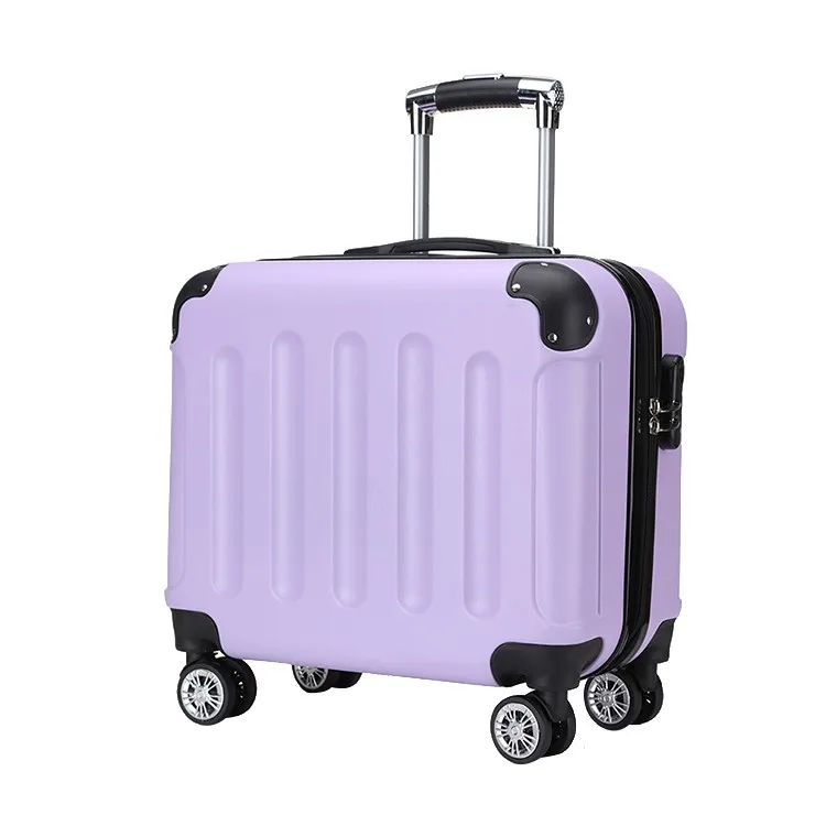 Colorful Design 16 Inch Cabin Size Trolley Suitcase Corner Guard Abs ...