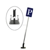 Reflective Road Divider Warning Post, Road Safety Warning Flexible Traffic Delineator Post / Warning Spring Post / Flex Bollard
