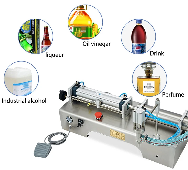 100-1000Ml Electrical Double Head Horizontal Pouch Beverage Oil Filling Machine, Water Filling Machine , Liquid Filling Machine