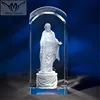 Optical Personalized 3D Dome Crystal Cube For Church Souvenir Gifts