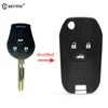 KEYYOU Modified Flip Remote Key Shell For Nissan Sylphy Versa Sentra Altima Maxima 3 Button Folding Key Cover Fob Case Styling