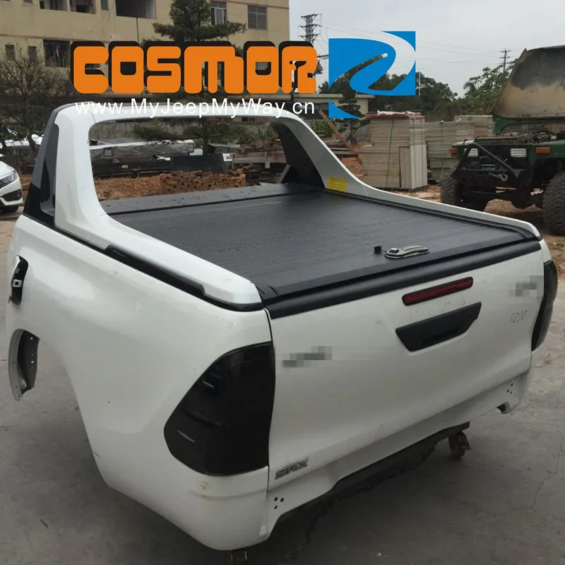 Aluminum Roller Tonneau Cover For Toyota Hilux Buy Aluminum Roller Lid Cover For Ford Ranger T6 Accessories Retractable Tonneau Truck Bed Cover For Ford Ranger Roll Up Tonneau Cover With Lock Handle For