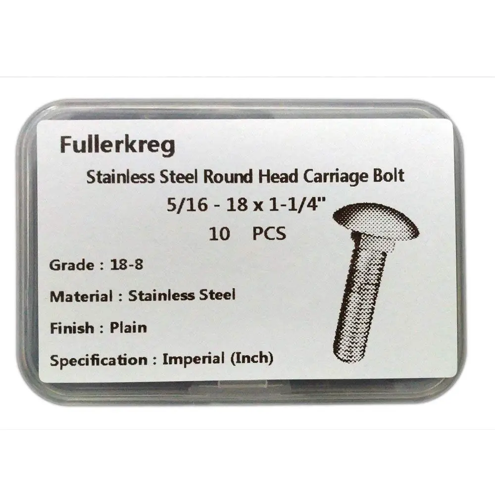 Bolt Base 8mm A2 Stainless Steel Coach Bolts Cup Square Carriage Bolt Screws DIN 603 M8 X 60-10