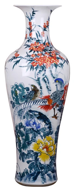 Made in china 1.4m luxury decorative vases for hotels