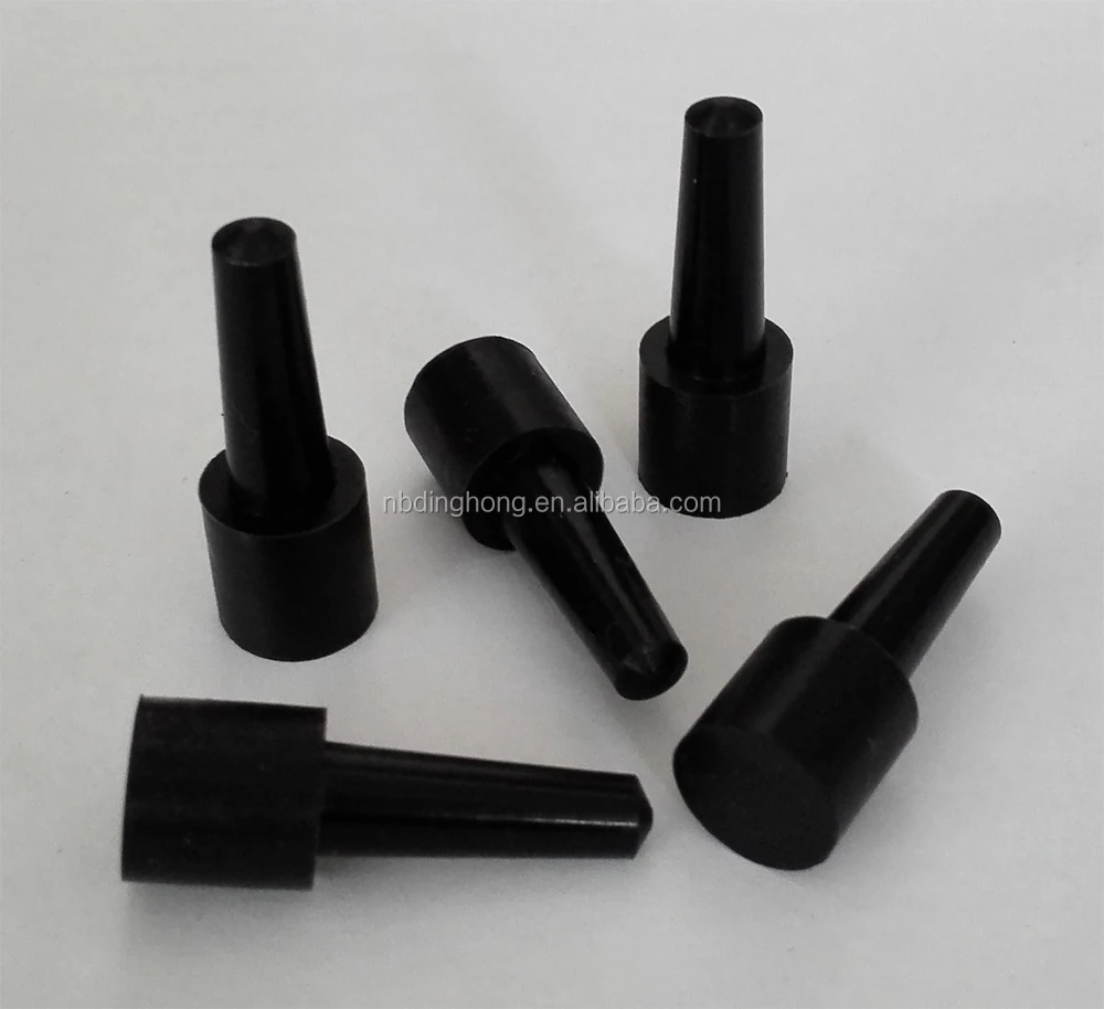 Signglesided Conical Washer Plugs Rubber Masking For Plastic Powder