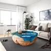 South American black walnut sblue transparent wood coffee river epoxy resin table