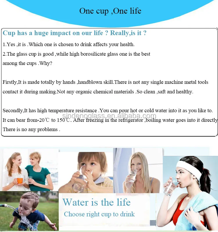 Double wall glass cup