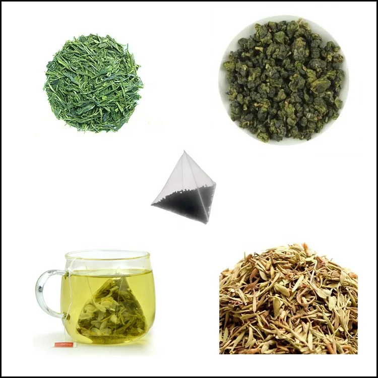 DCS-40 New type Triangle package / nylon membrane inside and outside the bag tea packaging machine.
