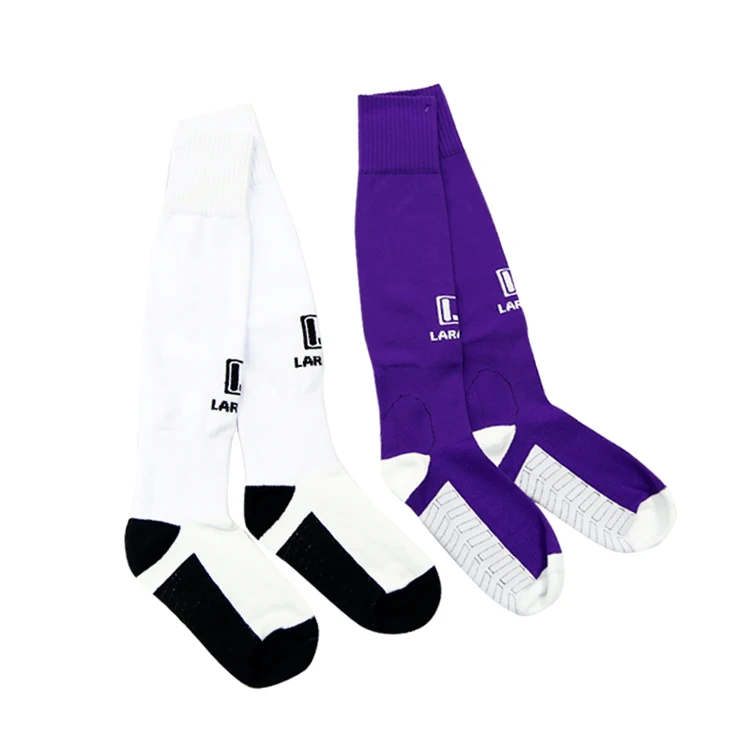 High Quality Low Price Custom Logo Sport Soccer Socks High Knee Team
