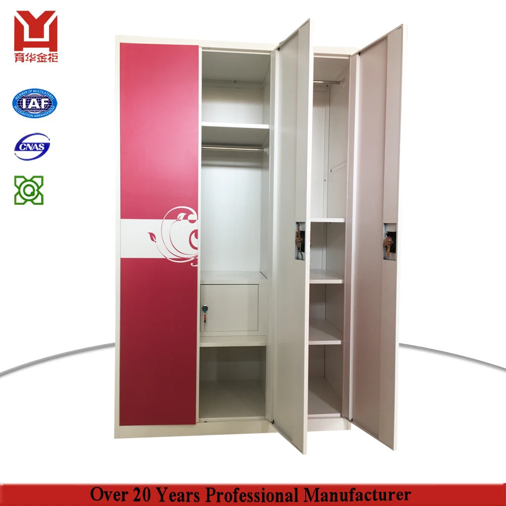 Cheap Godrej Almirah Design 2 Door Steel Cupboard Price Home Use