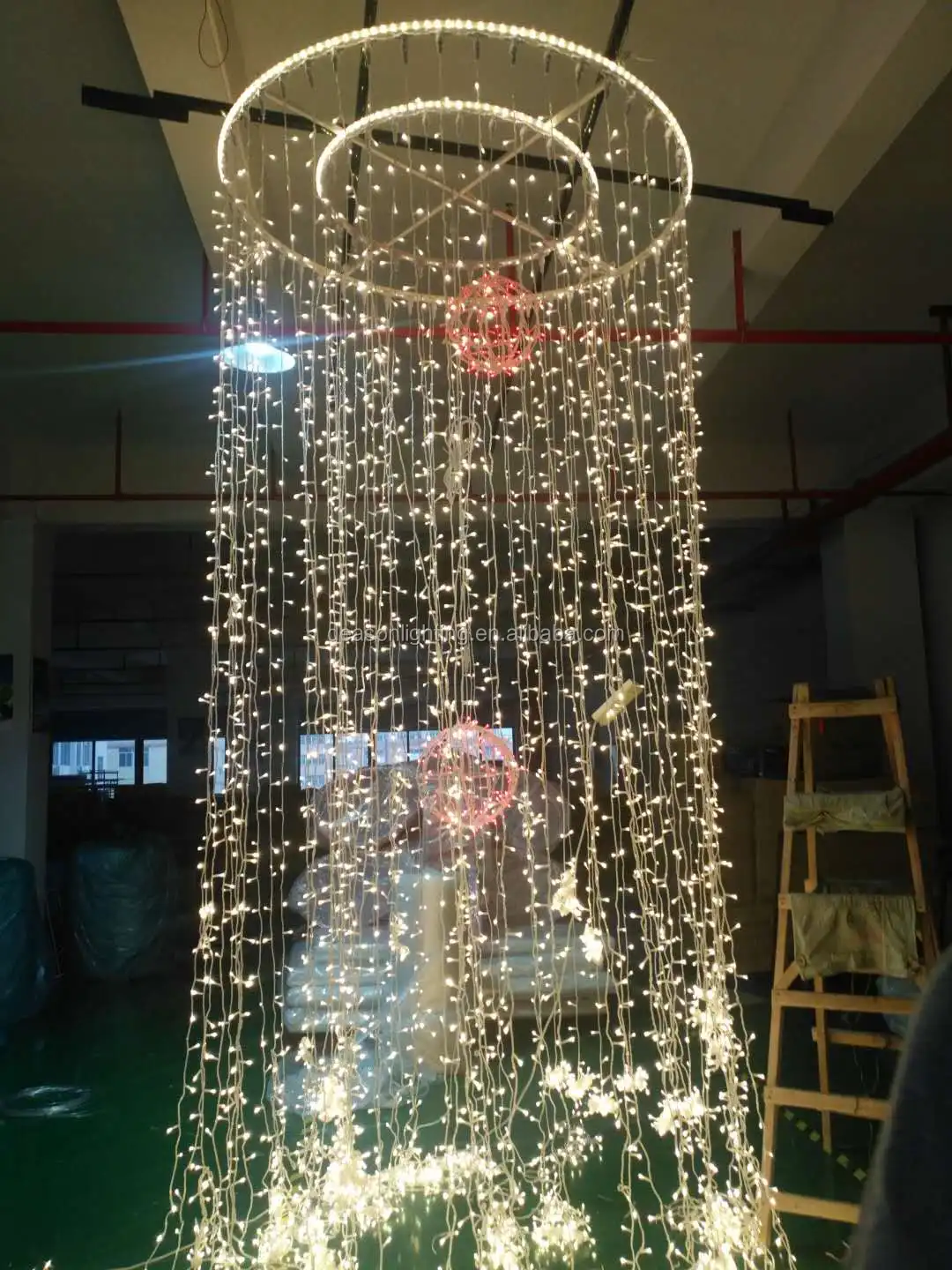 Customize Commercial Shopping Mall Hotel Christmas Decoration Hanging