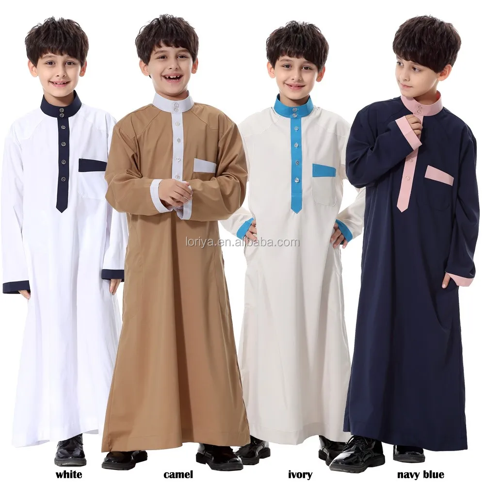 Children Muslim Clothing High Quality Islamic Dress Kids 