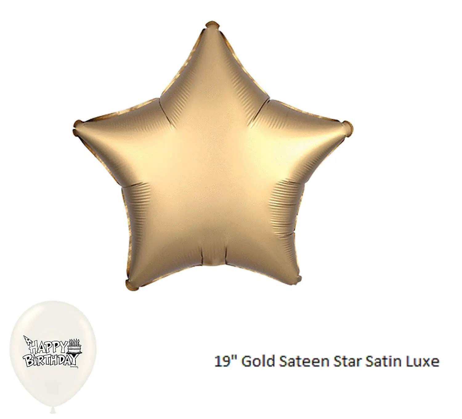 Золотая звезда шар