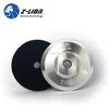 Z-LION Aluminum Backer Pad 3" 80mm M14 5/8-11 Backer Holder for Polisher Self Gripping Back Up Polishing Pads Back Angle Grinder