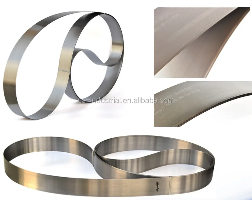 splitting band saw blade for skiving machine