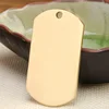 Factory design stainless blank stainless blank dogtag