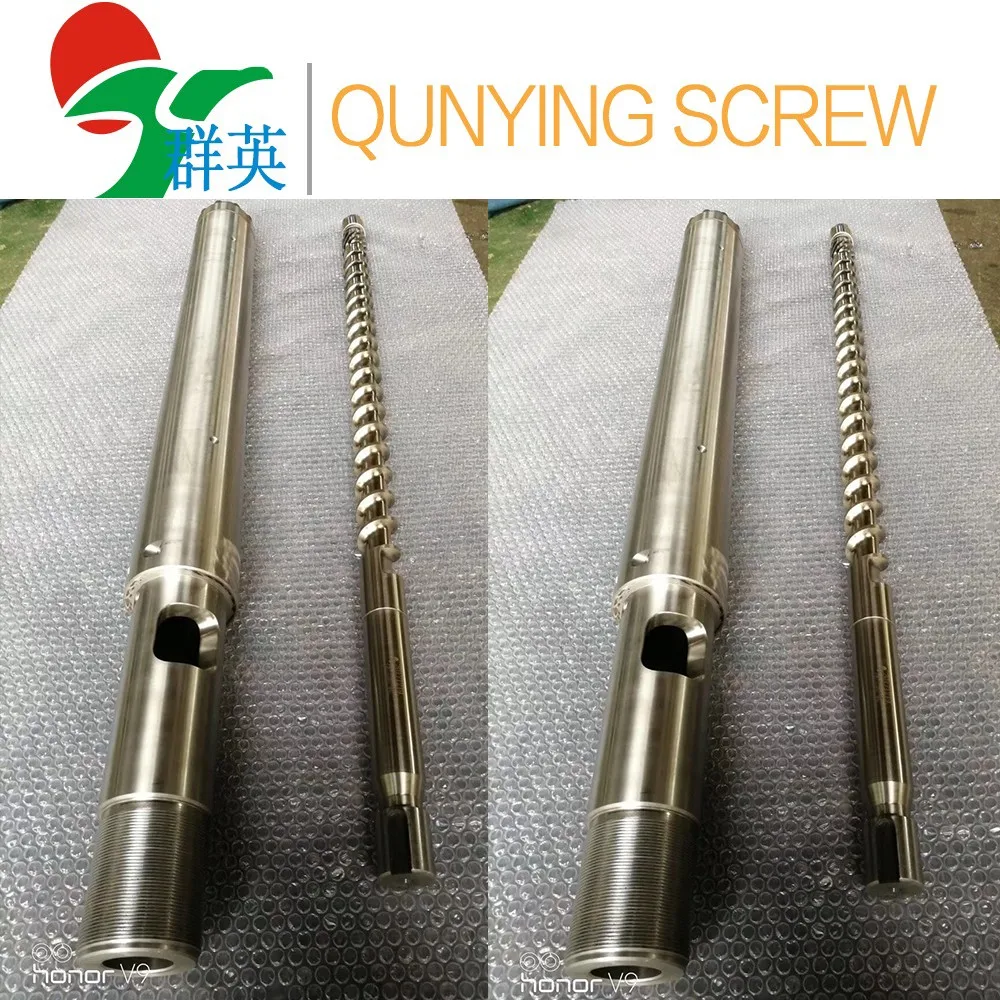 Bimetallic Screw Barrel Threaded Rod For Injection Molding Machine