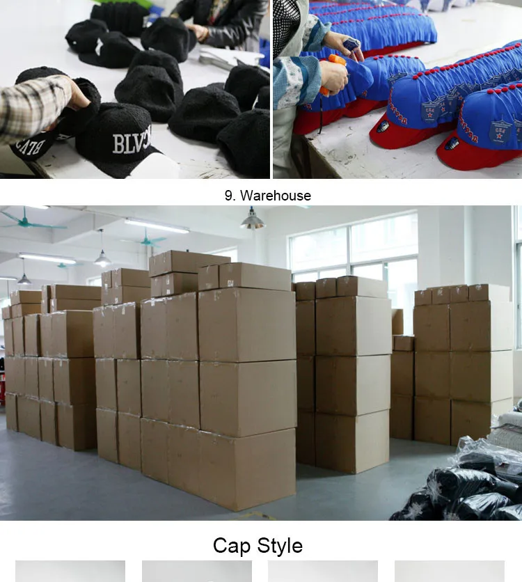 Cap factory. Cap factory