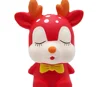 2019 squishy new slow return toy slow return heart deer pu sika deer toy Christmas star deer 17cm