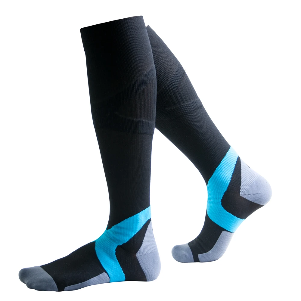 Comfy Anti-Skid Riding Toeless Compression High Knee Football Socks