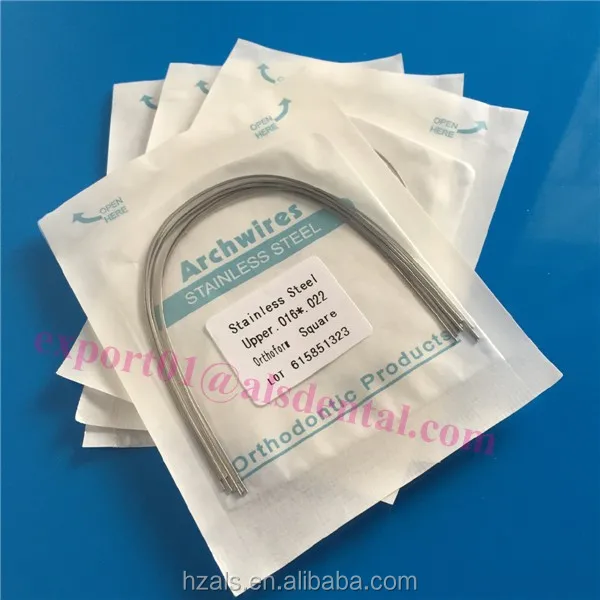 Dental Super Elastic Ortho Nitinol Braces Arch Wires Of Orthodontic