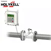 Holykell factory Stable Clamp on ultrasonic transducer UF2000SW 4-20mA output digital water flow meter
