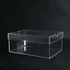 Clear Square Acrylic Cake Box High Grade Cake Holder Case with Lip