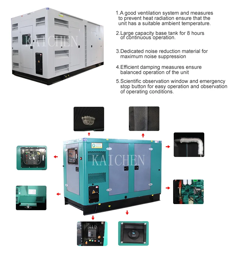 Cheap Price Portable 1000kva Silent Diesel Generator Price South Africa