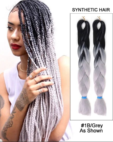Custom Inch Crochet Braiding Fiber Pre Stretched Color 100