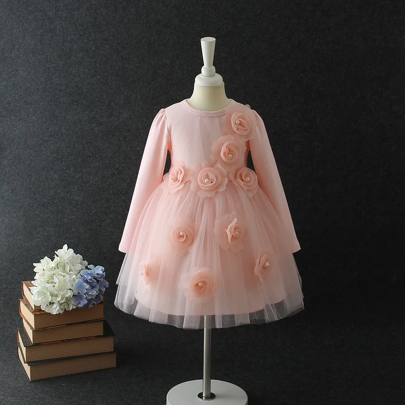 2017 New Style Winter Fall Baby S Pink Princess Flower Party 2017 New Style Winter Fall Baby S Pink Princess Flower Party Dress Dresses Purple