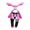 Professional Design Stage Role Playing Big Chest Pink Inflatable Girl Pony Costume