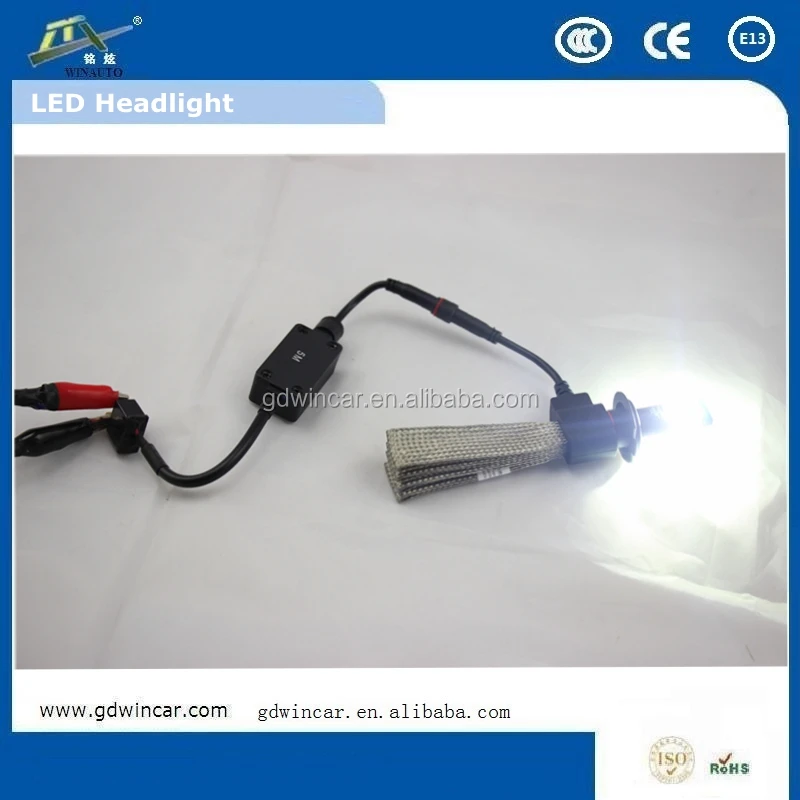 Plastic Parts Led Head Light For Ford Fiesta H7