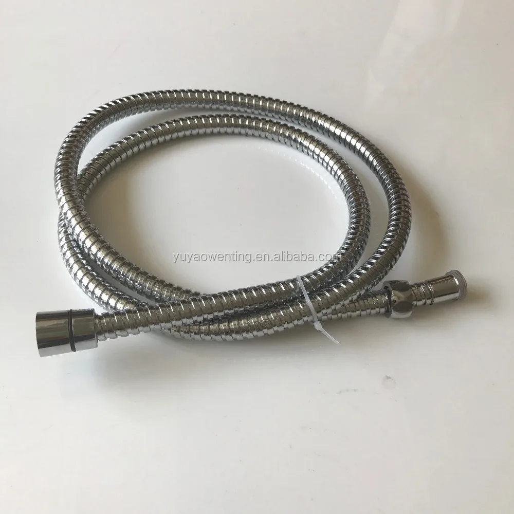 
Good quality 1.5~1.7m Stretch flexible plating stainless steel double lock shower hose 