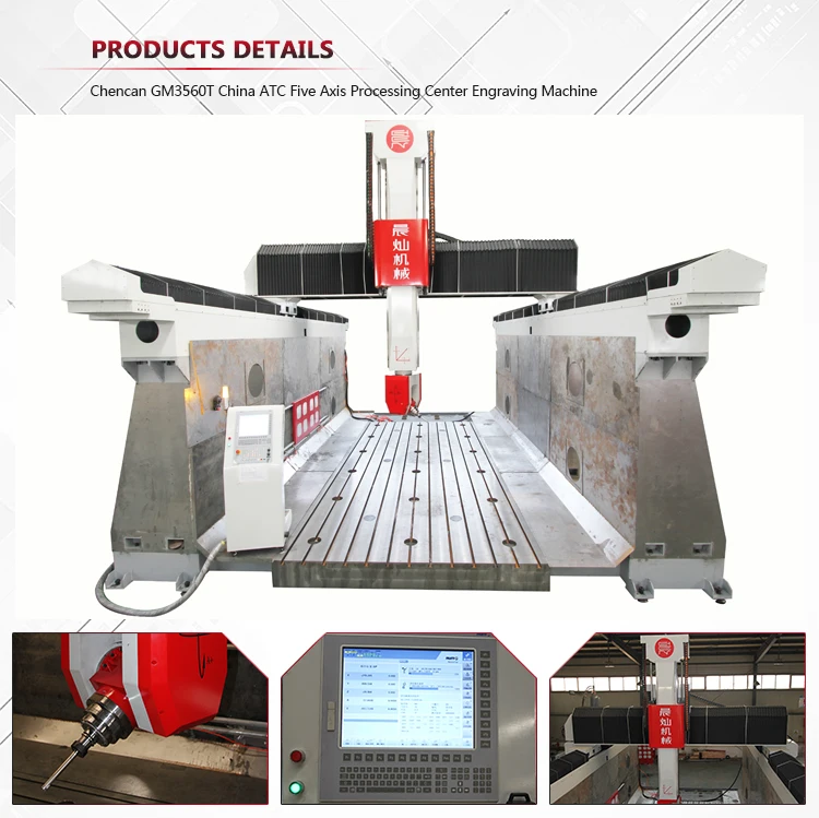 Gm3560t 5 Axis Cnc Milling Machine With Ball Screw Transmission Buy