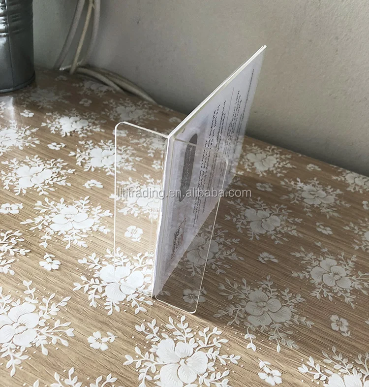 Acrylic menu holder (2)