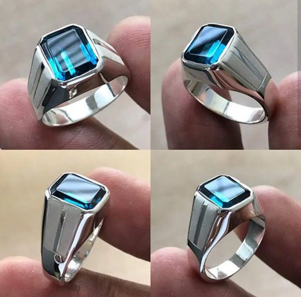 december birthstone ring for men