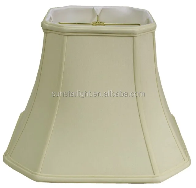 New Lampshade Anna Square Cut Corner W/piping Brown Color Buy Fabric Lampshade,Lampshade