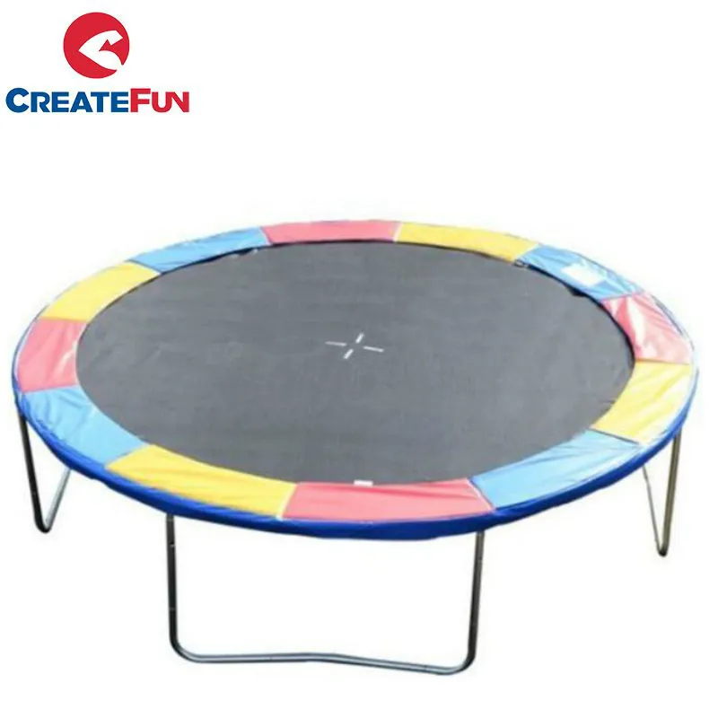 Createfun Different Sizes Colorful Round Trampoline Without Safety