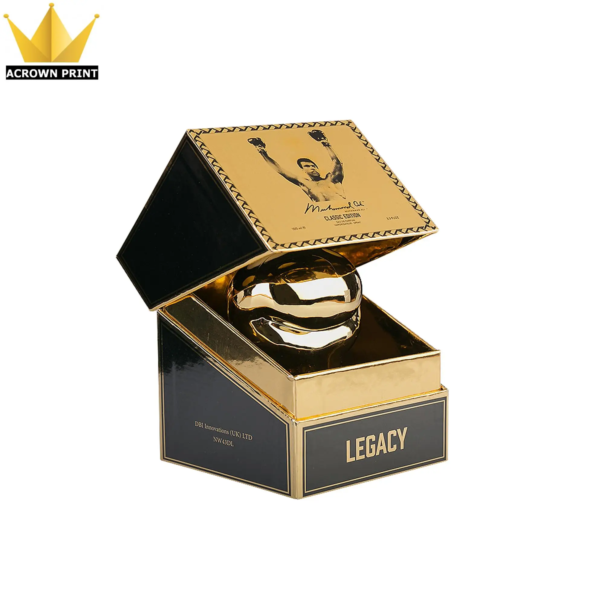 Custom Printed Luxury Cosmetic Packaging Perfume Box Design Templates Paper Box