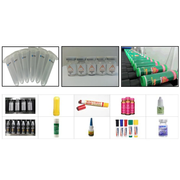 Factory Automatic Ampoules Labeling Machine Roll Sticker For Vials Bottles