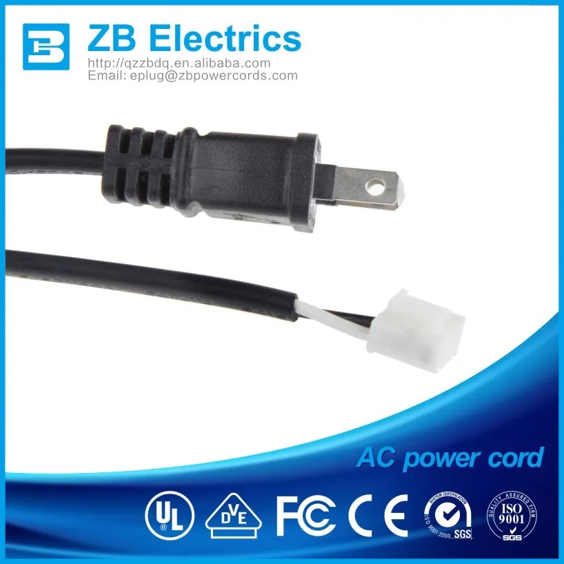 Japan Extension Cord With 2pin Power Cord,Japan Standard Ac Power Cable