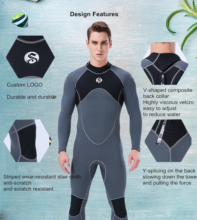 3mm Espesar Mantener Caliente Trajes de Surf Natación UV 50 Traje de Buceo Completo Traje de Baño Owntop Trajes de Neopreno para Hombres Mujeres y Jóvenes