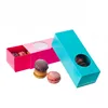 Custom Printed Food Grade Bakery Chocolate Macaron Packaging Box With Window