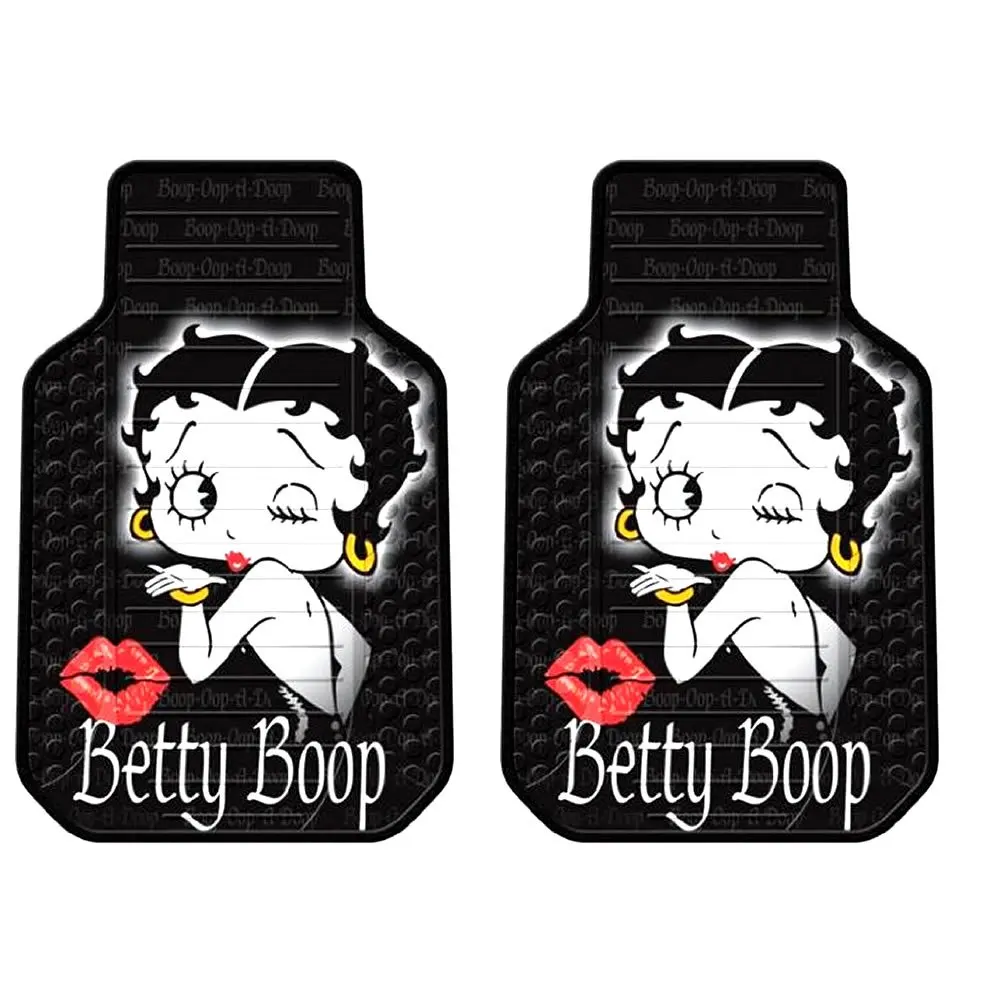 PAIR~ Betty Boop ~ FRONT CAR MATS STAR 1